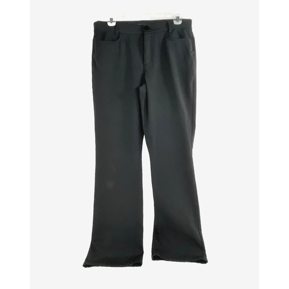 Escada Sport Luxury Pants Women's 38 / 8 Stretch "Kate" Black Boot Leg Mid-Rise